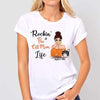 Rockin‘ Cat Mom Life Cute Cat Cocktail Girl Personalized Shirt