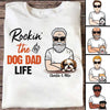 Rockin‘ Dog Dad Life Old Man Personalized Shirt