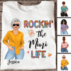 Rockin‘ Grandma Life Colorful Pattern Personalized Shirt