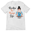 Rockin‘ The Nurse Life Personalized Shirt