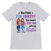 See Me With My Bestie Standing Selfie Girls Personalized Shirt