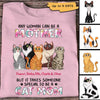 Special Cat Mom Sitting Cat Cartoon Floral Personalized Shirt