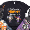 Spooky Grandma Mom Belongs to Halloween Personalized Shirt