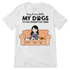 Stay At Home With My Dogs Personalized Shirt