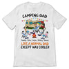 Stick Camping Dad And Kids Personalized Shirt