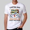 Stick Camping Dad And Kids Personalized Shirt