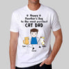 Stick Cat Dad Happy Father‘s Day Personalized Shirt