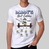 Stick Fishing Dad Grandpa Best Catches Personalized Shirt