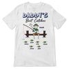 Stick Fishing Dad Grandpa Best Catches Personalized Shirt