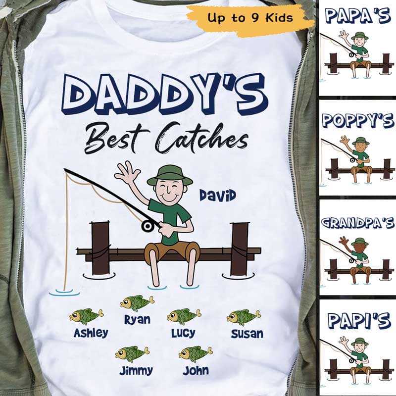 Dad and Baby Fishing Shirts  Dad to be shirts, Personalized