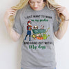 Stick Lady Gardening And Dogs Personalized Shirt