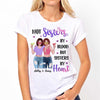 Summer Front View Besties Sisters By Heart Personalized Shirt