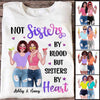 Summer Front View Besties Sisters By Heart Personalized Shirt