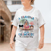 Summer Grandma And Grandkids Personalized Shirt