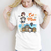 Summer Stick Woman And Funny Cats Personalized Shirt
