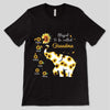 Sunflower Elephant Mom Grandma Personalized Shirt