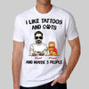 Tattoo Cat Dad Like Cats And 3 People Personalized Shirt