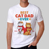 Tattoo Fluffy Cats Best Cat Dad Personalized Shirt