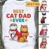 Tattoo Fluffy Cats Best Cat Dad Personalized Shirt