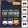 The Cat Father Fluffy Cat Personalized Shirt
