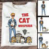 The Cat Whisperer Man And Funny Cat Personalized Shirt