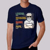 The Legend Grandpa Old Man Birthday Gift Personalized Shirt (Dark Color)