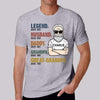The Legend Great-Grandpa Old Man Birthday Gift Personalized Shirt