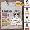 The Legend Old Woman Personalized Shirt