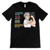 The Legend Strong Old Woman Personalized Shirt