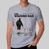 The Walking Dad & Wiggle Butt Dog Personalized Shirt