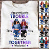 Trouble Besties Cool Girls Personalized Shirt