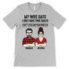 Two Faults Husband Wife Personalized Shirt