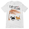 Walking Cats Under Tree Personalized Shirt