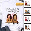 Woman Loves Horses Personalized Shirt