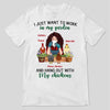 Work In Garden And Hang Out With Chickens Personalized Shirt