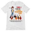 Yes I‘m Crazy Chicken Lady Stick Personalized Shirt