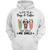 Give Me Dogs And Coffee Dog Mom Personalized Shirt