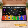 Classroom Handprints Footprints Doll Kids Personalized Doormat