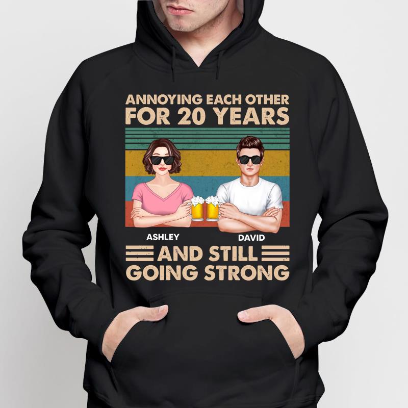 Husband Wife Real Couple Annoying Each Other Personalized Shirt