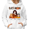 Fall Season Cat Mom Coffee Girl Fluffy Cats Personalized Shirt