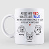 Favorite Face To Lick Dog Head Outline Happy Father‘s Day Personalized Mug