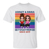 LGBT Couple Doll Together Since Rainbow Personalized Shirt