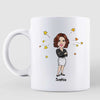 Best Boss Ever Funny Gift For Boss Cartoon Caricature Personalized Mug