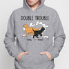 Walking Dog Double Trouble Toilet Paper Personalized Hoodie Sweatshirt