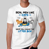 Great Men Change Little Box Cat Dad Personalized Shirt