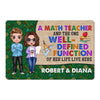 Math Teacher And Well Defined Function Personalized Doormat