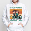 You Me And The Cats Retro Frame Personalized Shirt