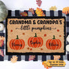 Grandparents Little Pumpkins Welcome Personalized Doormat