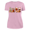 Fall Season Pumpkin Spice Coffee Latte Thanksgiving Shirt