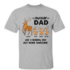 Buckin‘ Dad Like Normal Dad Personalized Shirt